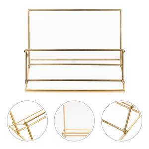 Porte-cartes de visite en métal antique en laiton personnalisable, vintage, élégant, pour un usage professionnel - Product Image 2