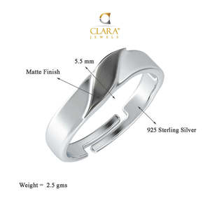 Anillos de Plata de Ley 925 de Primera Calidad para Mujer, Chapados en Rodio con Incrustaciones de Circonio, Joyería de Boda para Hombre - Product Image 5