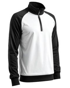 <b>Mens</b> <b>fleece</b> <b>quarter</b> <b>zip</b> sweatshirt warm pullover long sleeve casual winter top soft cotton blend mid layer comfy everyday wear - Product Image 1