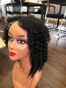 Perruques de cheveux humains sans colle vague perruque de cheveux humains réels cheveux alignés sur les cuticules avec perruque frontale en dentelle HD avec frontale - Product Image 4