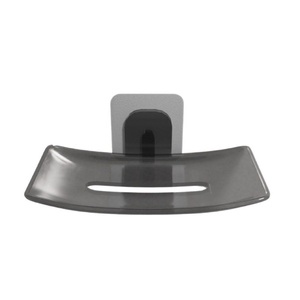 Jabonera Adhesiva de Pared Impermeable de ABS Negro Premium, Perfecta para Soluciones de Organización de Cocina y Baño - Product Image 1