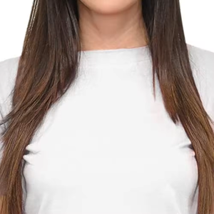 Camiseta de cuello redondo de manga corta bordada con estampado de algodón 100% personalizado de alta calidad para mujer para verano - Product Image 5