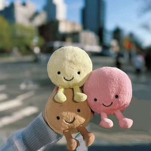 Jelly Catt French Dessert Macarons <b>Pink</b> Brown Soft Plush Food Series <b>Toy</b> Delicious Maple Syrup for Afternoon <b>Kitchen</b> Food <b>Toys</b> - Product Image 4