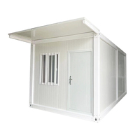 Maison Modulaire Économique Compacte 1 Chambre Salle de Bain Cuisine - Conteneur Pliant Structure Acier Galvanisé Appartement/Hôtel Kit Complet Rapide