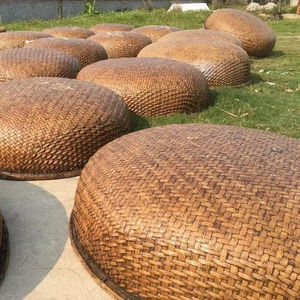 เรือคอร์เคิลไม้ไผ่แบบดั้งเดิมที่ทนทานเรือตะกร้าสำหรับทะเลและแม่น้ำ - Product Image 1