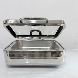Juego de exhibición de platos calentadores hidráulicos para restaurantes, hoteles y catering, con sistema de calentamiento por alcohol para <span class=keywords><strong>buffet</strong></span> - Product Image 5