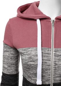 Sudadera con Capucha para Mujer, con Cierre, Logotipo Frontal, Secado Rápido, Transpirable, Ligera, Informal, para Uso Diario - Product Image 5