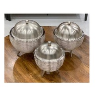 Chauffe-plats en métal de bonne qualité, facile à nettoyer, pour les fêtes quotidiennes, les restaurants et la maison.