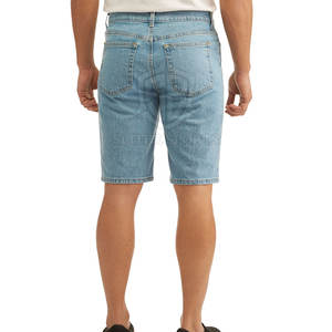 กางเกงยีนส์ขายาวสำหรับผู้ชายกางเกงขาสั้นแนวสตรีทของผู้ชายแบบสั่งทำฉลากส่วนตัวแบบใหม่ทำจากปากีสถานขายส่ง - Product Image 2