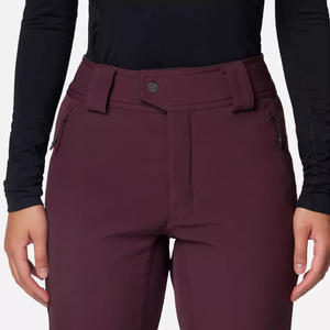 Fabricante OEM, pantalones de esquí de ajuste personalizado para mujer con forro aislante impermeable, logotipo de marca y opciones de etiqueta - Product Image 4