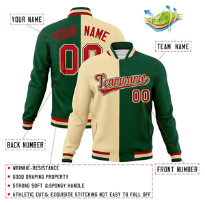 Windbreaker Lightweight <b>Jacket</b> Coat for Adult Youth Custom <b>Varsity</b> Baseball Soccer <b>Jacket</b> Split Letterman Bomber - Product Image 2