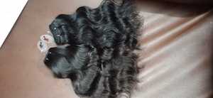 Mèches indiennes Remy de 16 pouces, couleur naturelle, cheveux humains bruts - Product Image 3