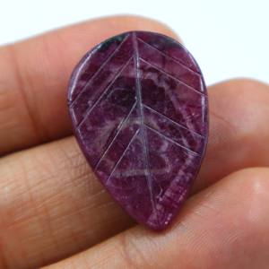 Rubí Rojo Natural Tallado en Cabujón, Gema de Rubí Tallada a Mano, Piedra Suelta Lisa, Proveedor Mayorista de Piedras para Joyería - Product Image 3