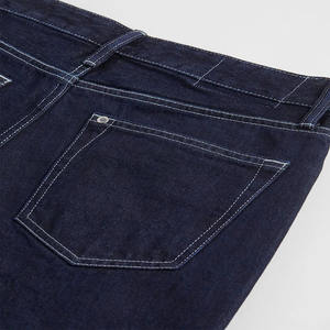 2024 unisexe séchage rapide coupe ajustée Denim pantalon taille haute nouvelle dernière conception impression couleur personnalisée droite lavé tricoté automne - Product Image 6