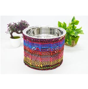 จานใส่อาหารเสิร์ฟร้อนสำหรับตกแต่งจานเสิร์ฟอาหารแบบแฟนซีตกแต่งแบบเจาะรูด้วยมือสไตล์ไม่เหมือนใคร - Product Image 1