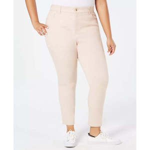 Jeans Skinny Rosa Bedford da Donna Tommy Hilfiger in Denim Traspirante Elasticizzato Stile High Street con Vita Elastica Taglia 18W - Product Image 1