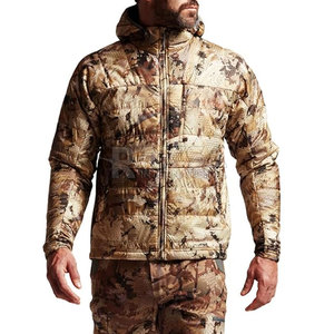High Quality Winter Men's Waterproof Windproof Breathable Polyester/Cotton Hunting Jackets with Custom Branding - Product Image 3