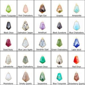 Lapis Lazuli Gemstone 15x20mm Cravate Forme En Argent Sterling Lunette Ensemble Pendentif avec Or Vermeil Bijoux De Charme En Gros - Product Image 6