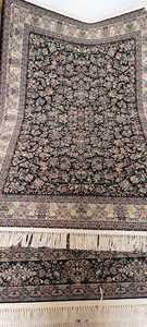 Alfombra de suelo de área grande resistente a manchas duradera alfombra hecha a máquina de seda lavable de proveedor indio para el hogar y la Oficina - Product Image 4