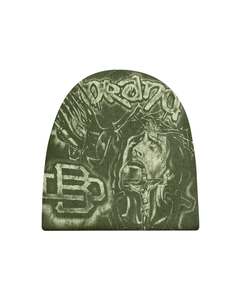 หมวกไหมพรมพิมพ์ลายสำหรับฤดูหนาว - Product Image 3