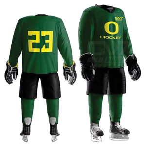 Private Label Polyester Made Ice Hockey Uniform Best Selling <b>Light</b> Weight Ice Hockey Uniform - Product Image 1