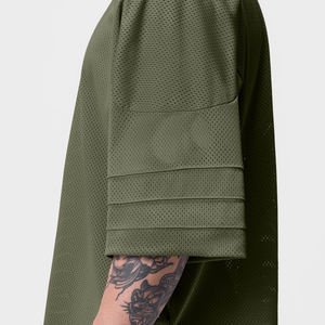 Maillot d'uniforme de football américain personnalisable respirant à manches courtes pour vêtements de sport d'été - Product Image 4