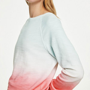 Sudadera de invierno con estampado de logotipo personalizado para mujer, 100% algodón, cuello levantado, informal, blanco, cuello redondo, diseño frontal para ropa de calle - Product Image 6