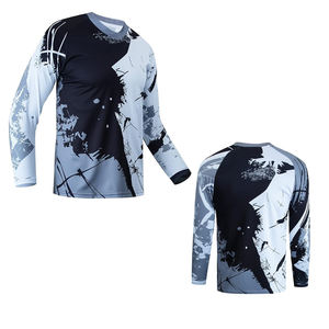 Jersey de Ciclismo de Montaña Multifuncional de Diseño Personalizado de Alta Calidad, Transpirable, de Secado Rápido, de Poliéster/Algodón, Ropa Deportiva Unisex con Estampado Digital - Product Image 6