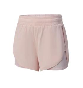 Vente en gros de short de course à séchage rapide pour femmes, sport double couche, taille élastique, entraînement actif, yoga, entraînement, confort sans couture - Product Image 3