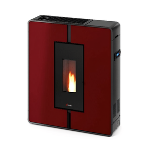 Poêle à granulés 10kW TILE PLUS 10 Rouge 4 étoiles Classe A+ 7020170 - Product Image 2