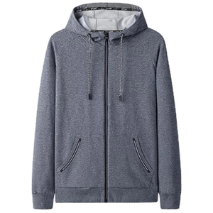 Pakistan nouveau Style hommes sweats à capuche tissu Polyester grande taille sweats à capuche avec fermeture éclair épais surdimensionné hommes fermeture éclair sweats à capuche Streetwear - Product Image 2