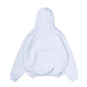 Sweat à capuche brodé uni teint imprimé personnalisé tissu polaire doux pull-over tendance sweat coupe surdimensionnée coton écologique pour - Product Image 4