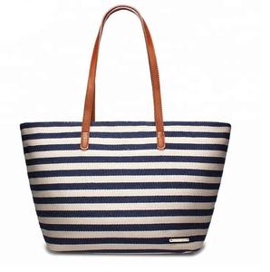 New Arrival Designer <b>Women</b> Wholesale Shopping <b>Bag</b> Casual Letter Logo Beach <b>Weekender</b> Cotton Custom Canvas Tote <b>Bag</b> - Product Image 5