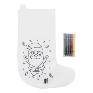 Chaussettes de Noël écologiques Julfar en RPET, chaussettes cadeaux pour gadgets, chaussettes durables pour décorations de fêtes - Product Image 1