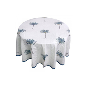 Latest Stylish 100% Cotton <b>Tablecloth</b> Handmade Block Printed Well Absorbing 20 Sheeting 220 Cms for Weddings Sale At Cheap Price - Product Image 5