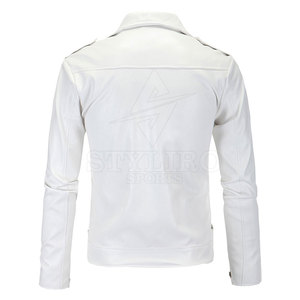 Diferentes colores disponibles en el precio más vendido Chaqueta de cuero para hombre Chaqueta de cuero para uso en exteriores - Product Image 2