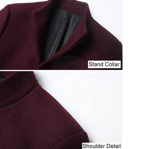 Manteau trench tendance, style intemporel, longueur longue, port confortable pour le bureau, les voyages et le style de rue - Product Image 5