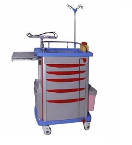 Matière plastique de chariot à hôpital de secours de conception industrielle pour l'usage dans les hôpitaux - Product Image 3