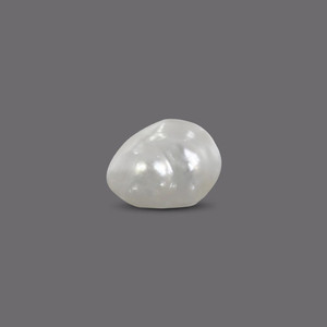 Perla de Imitación Blanca de Agua Dulce Suelta Basra Pearl de 6.12 Quilates para Joyería y Fabricación de Joyas - Product Image 2