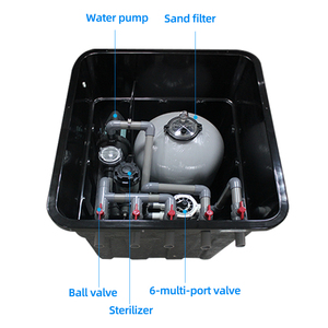 Filtre de <span class=keywords><strong>piscine</strong></span> enterré PIKES PK8010, système de filtration de haute qualité, <span class=keywords><strong>pompe</strong></span>, chlore, sable, fibre de verre - Product Image 2