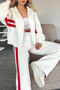 Ensemble de survêtement sportif décontracté en coton 100% de haute qualité avec taille élastique, design 2 en 1, logo personnalisé - Product Image 2