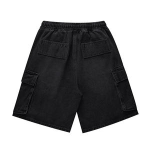 Custom Design Mens Acid Washed Denim <b>Shorts</b> Private Label Logo Embroidery Printing Tag Options OEM Factory Bulk Orders - Product Image 2