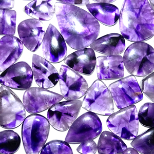 อเมทิสต์ธรรมชาติอัญมณีหลวมขายส่งอเมทิสต์ธรรมชาติอัญมณี Cabochon อัญมณีที่สวยงามสําหรับการทําเครื่องประดับ - Product Image 6