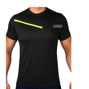 T-shirts pour hommes 100% coton vierge, logo personnalisé, t-shirts lourds, épaules tombantes, t-shirts de haute qualité à col rond pour hommes - Product Image 3