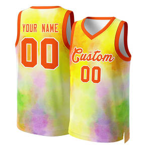 Maillot de basket-ball personnalisé en polyester respirant pour hommes grande taille chemises d'équipe de sport logo par sublimation OEM ODM College - Product Image 2