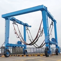 Grue de levage de navire de 400 tonnes, grue de levage de bateau lourde avec système de direction hydraulique