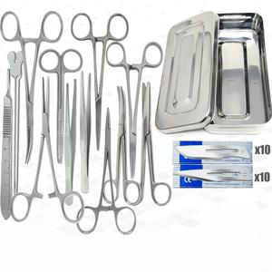 Kit de Cirugía Veterinaria menor de 33 piezas, con caja de instrumentos para perros, instrumentos de cirugía para gatos de Vaslcare - Product Image 1