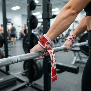 Premium Neoprene Non-Slip Weight Lifting Straps Hook Loop Closure for Deadlift Barbell <b>Dumbbell</b> Row Training Unisex Gym - Product Image 2