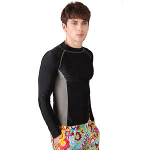 Top de compresión de secado rápido para hombre, manga larga, protector de erupción, secado rápido, estirable, deportes, natación, Rashguard, sublimado, MMA, gimnasio, Top para adultos - Product Image 2