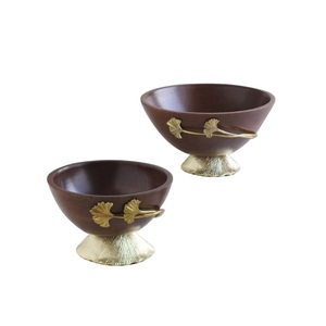 ชามเสิร์ฟสลัดสไตล์หรูหราพร้อมแท่นวางดีไซน์เนอร์สำหรับบ้านโรงแรมร้านอาหาร - Product Image 5